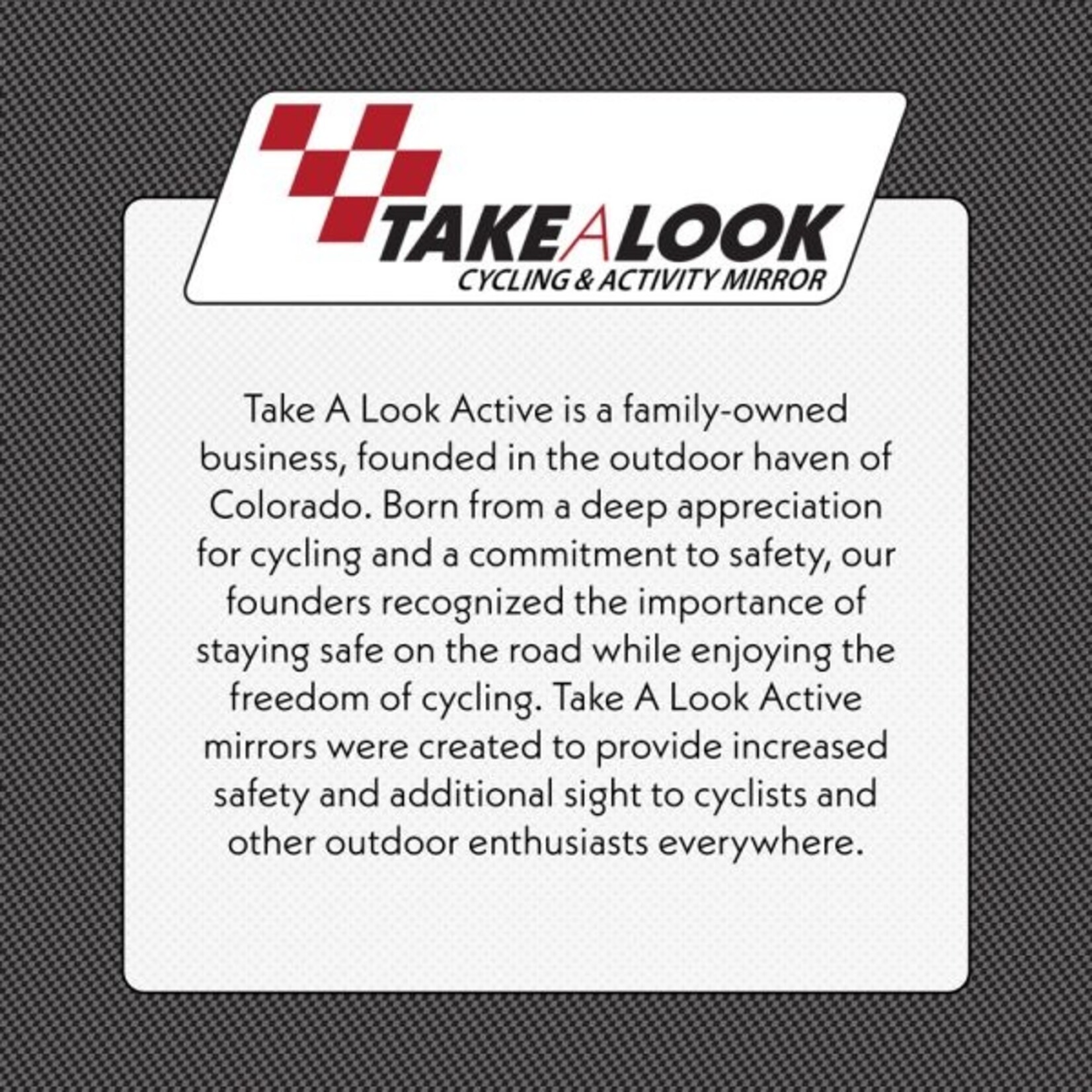 TAKE-A-LOOK Take-A-Look Cycling Mirror Compact