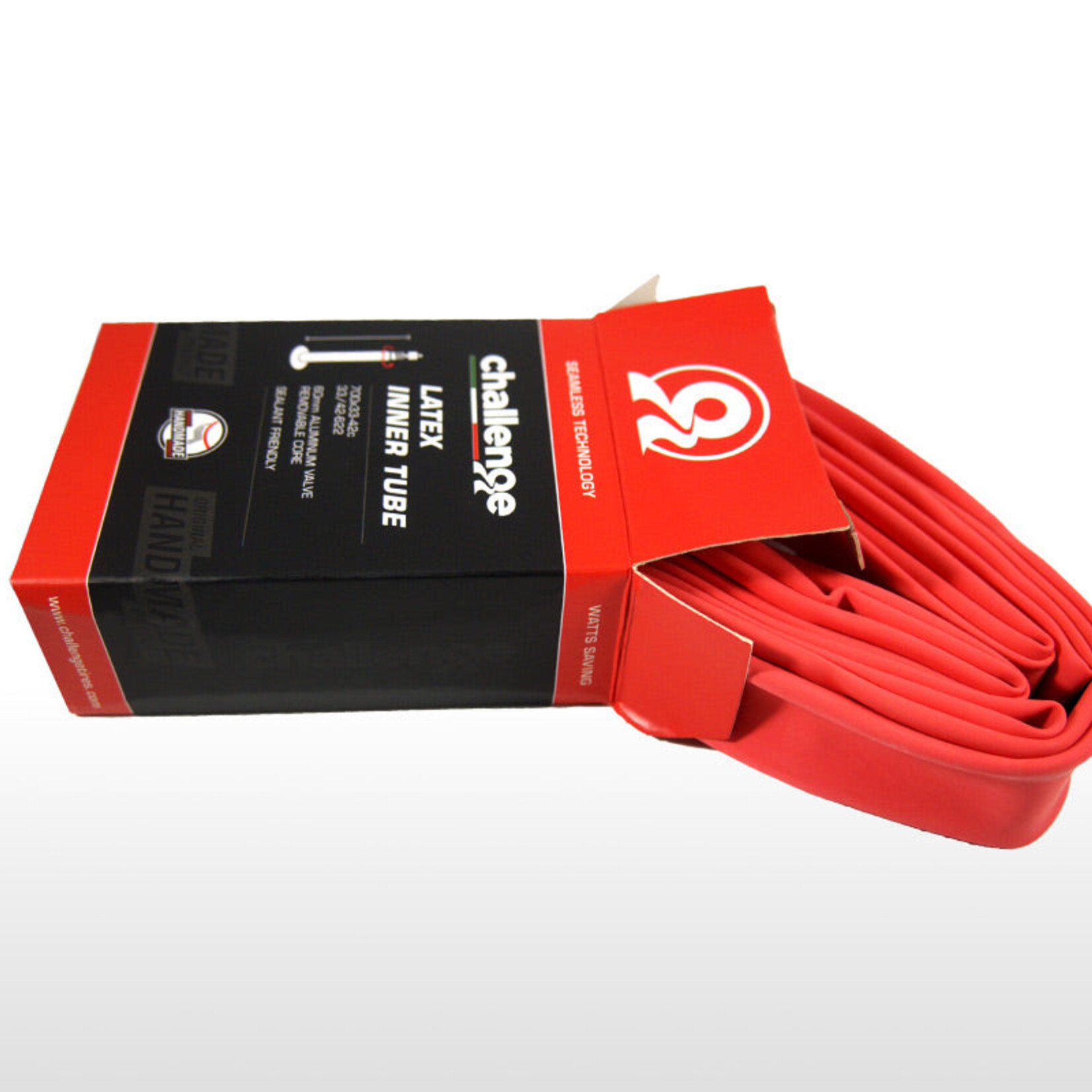 CHALLENGE Challenge 700c (622) Seamless Latex Inner Tube Presta 48mm