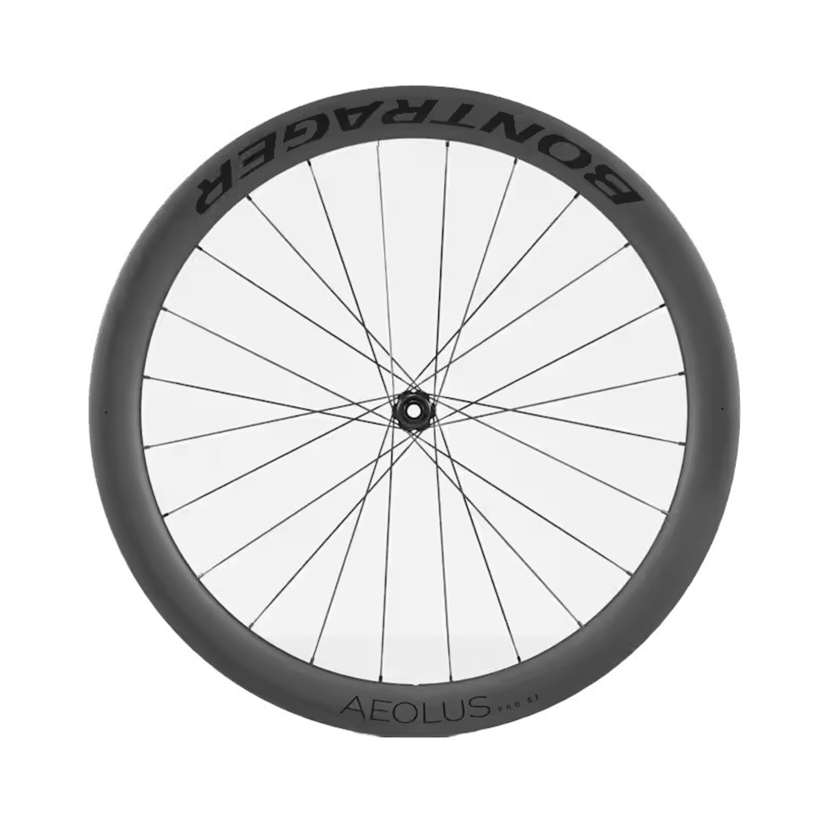 BONTRAGER Bontrager Aeolus Pro 51 TLR 700c Front Wheel, 12x100mm, Centerlock, 24h