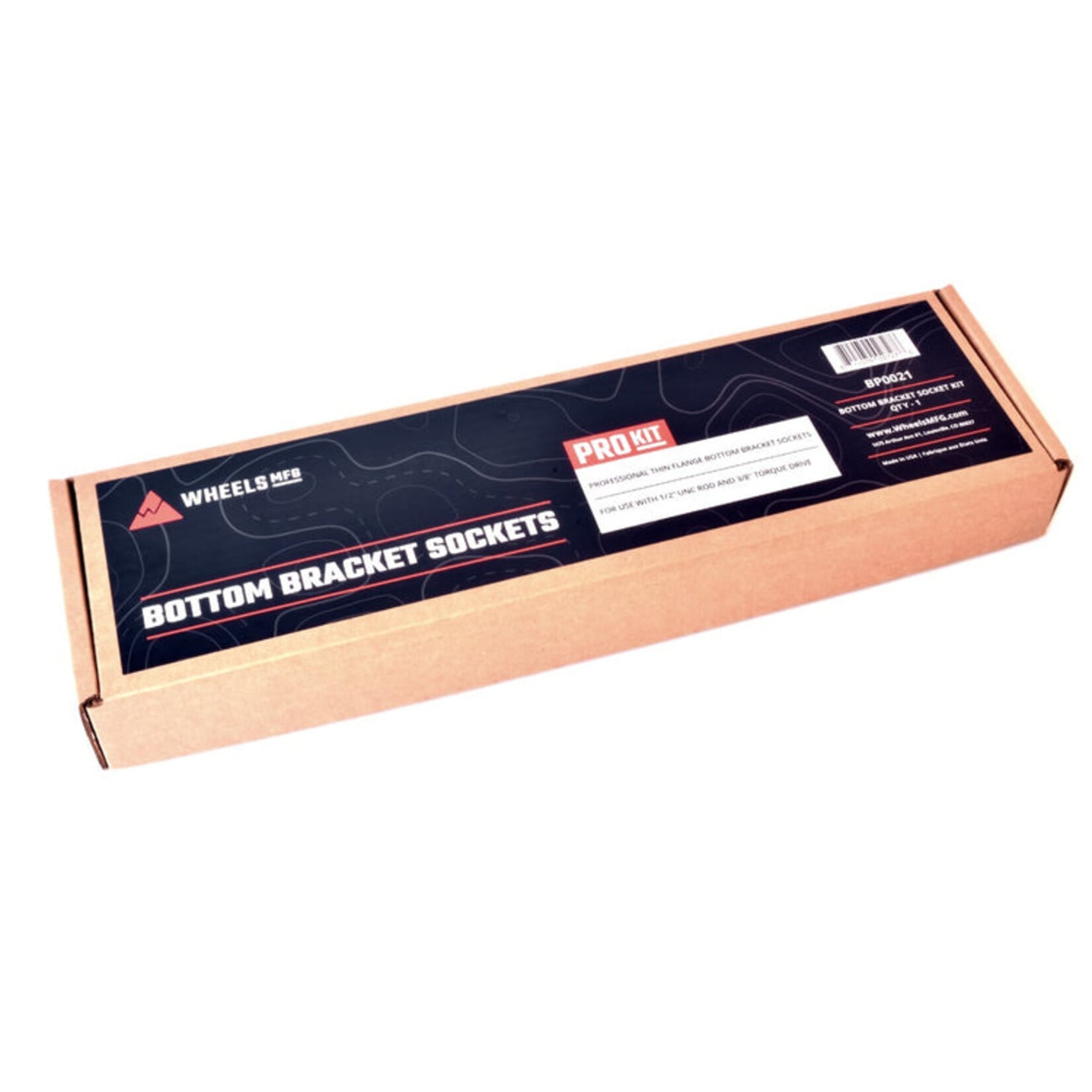 Wheels Manufacturing Wheels Manufacturing Thin Flange Bottom Bracket Socket - Pro Kit