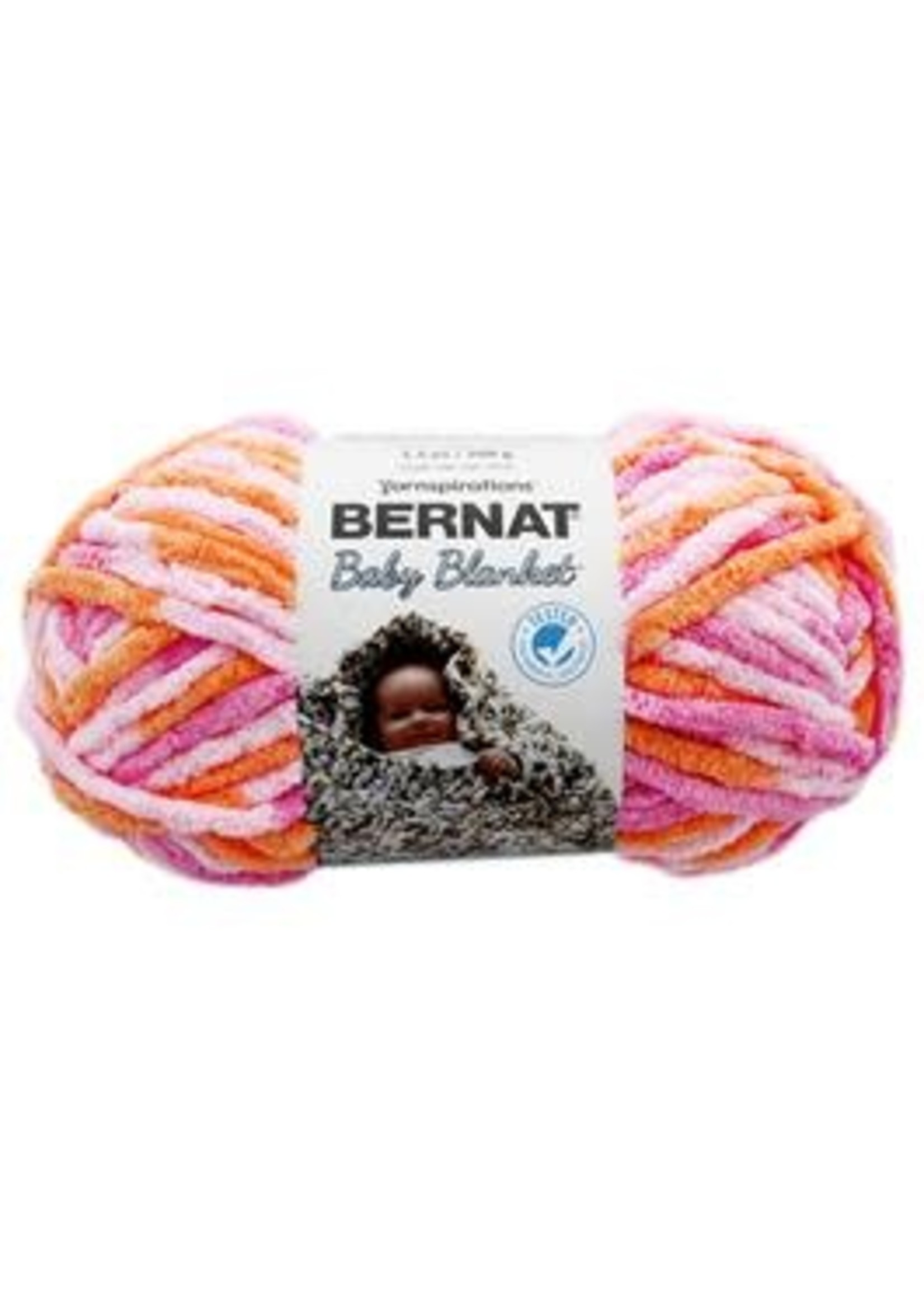 Bernat Baby Blanket Yarn Small Ball 3.5oz/100gm Peachy