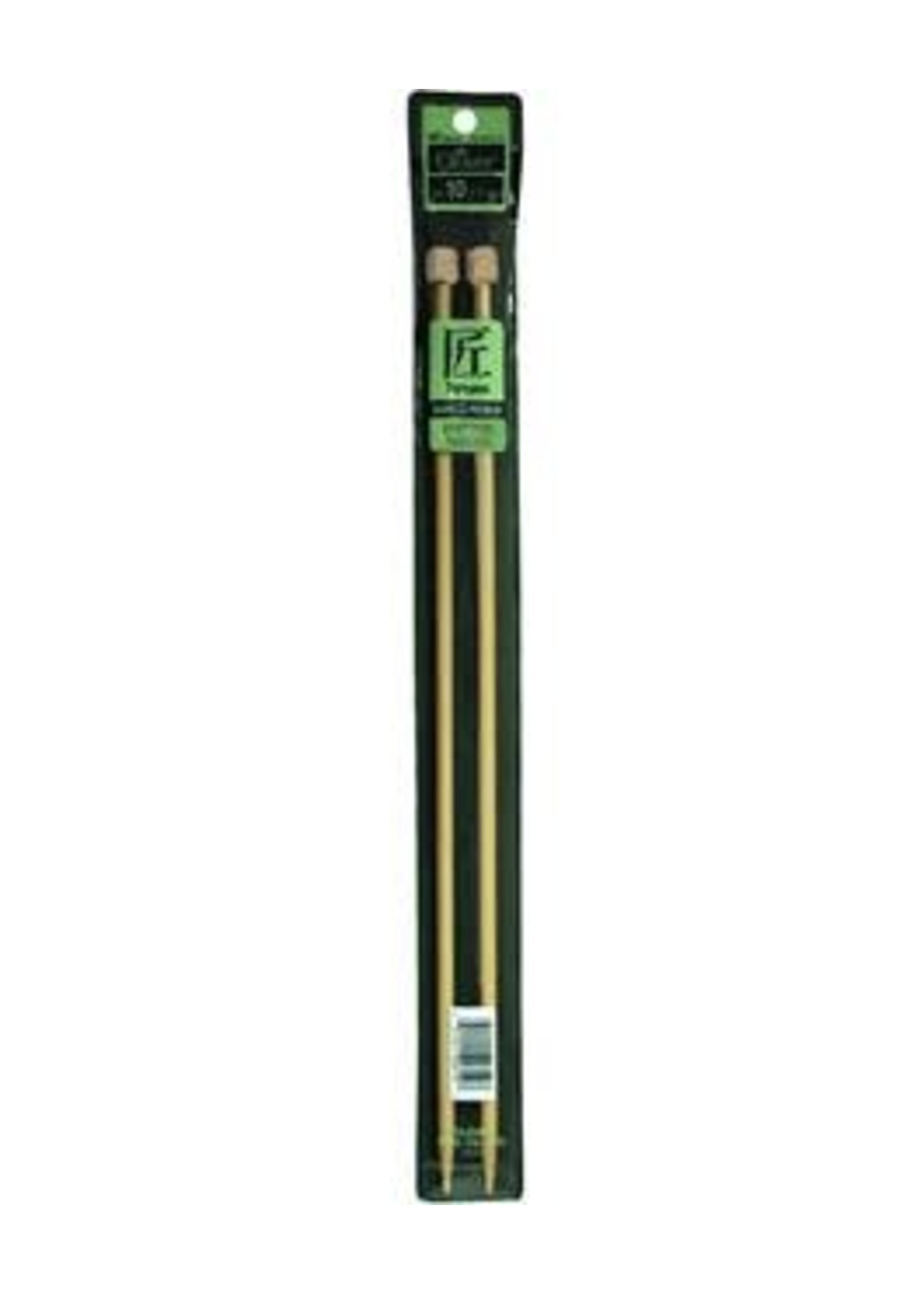 Clover Bamboo Needle Single Point 13" Size 10