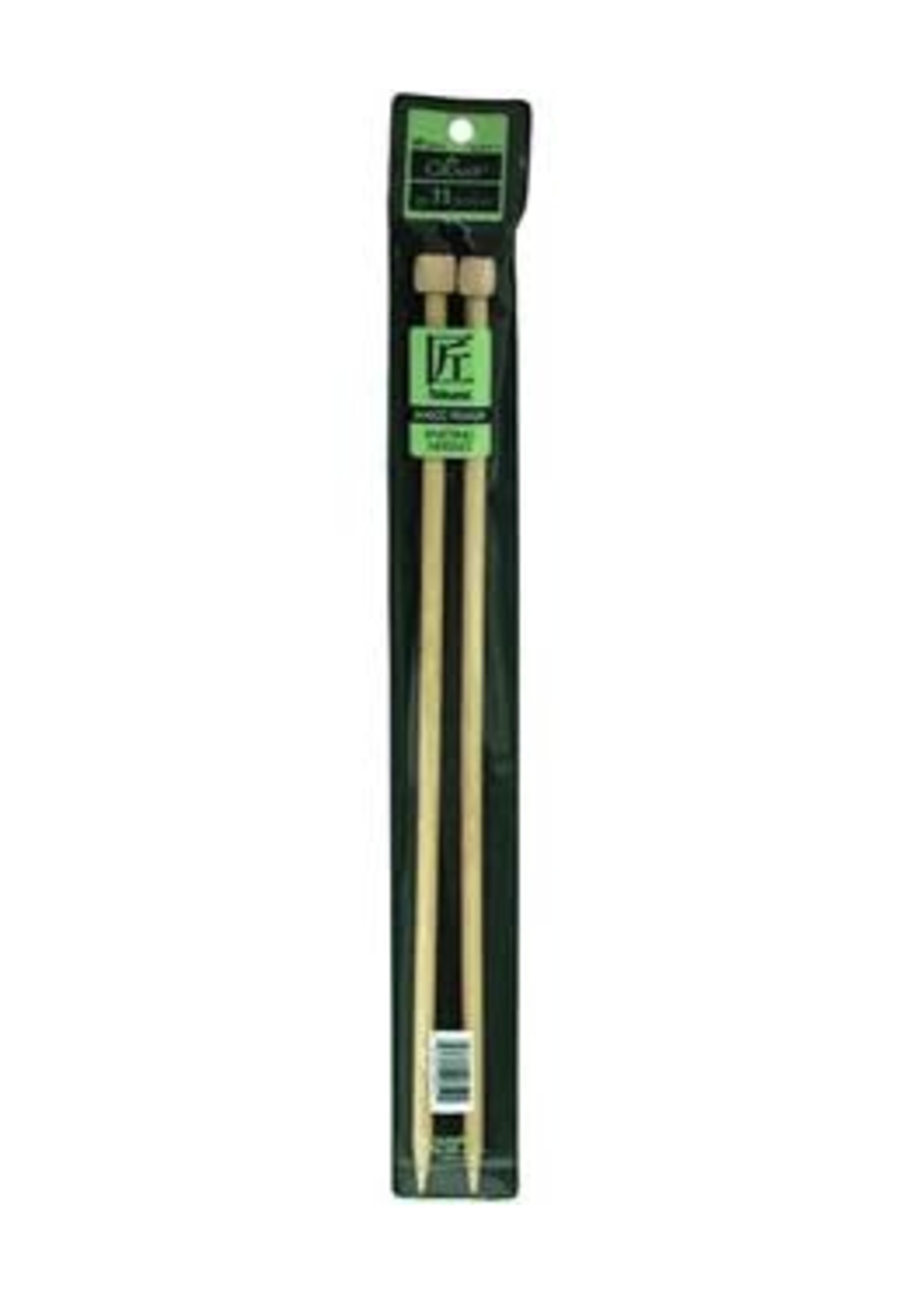 Clover Bamboo Needle Single Point 13" Size 11