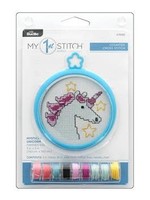 Bucilla Cross Stitch Kit 3" Mystical Unicorn
