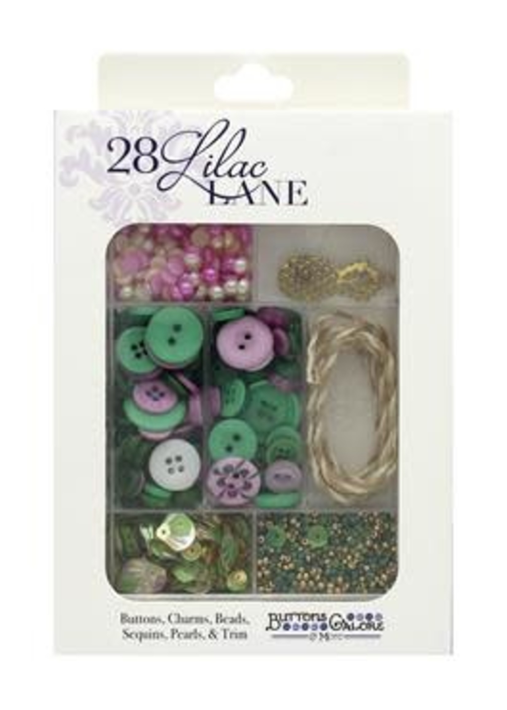 Buttons Galore 28 Lilac Lane Embellishment Kit Aloha