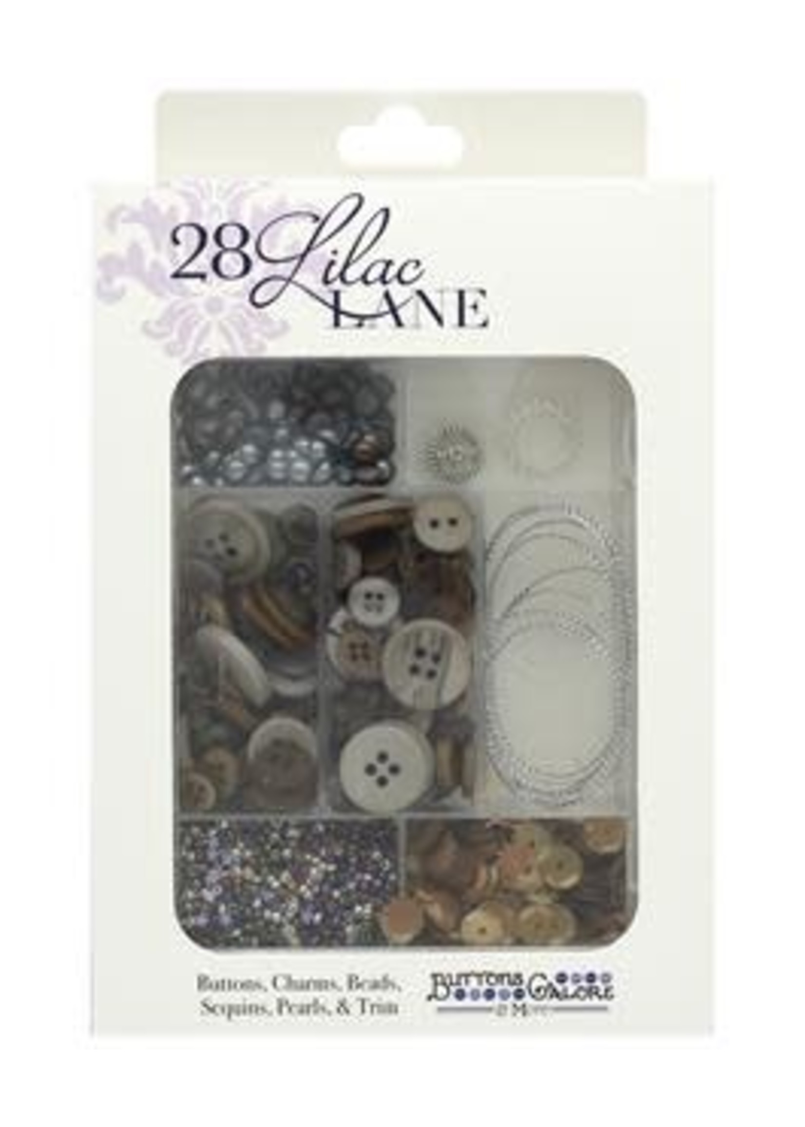 Buttons Galore 28 Lilac Lane Embellishment Kit In Gear