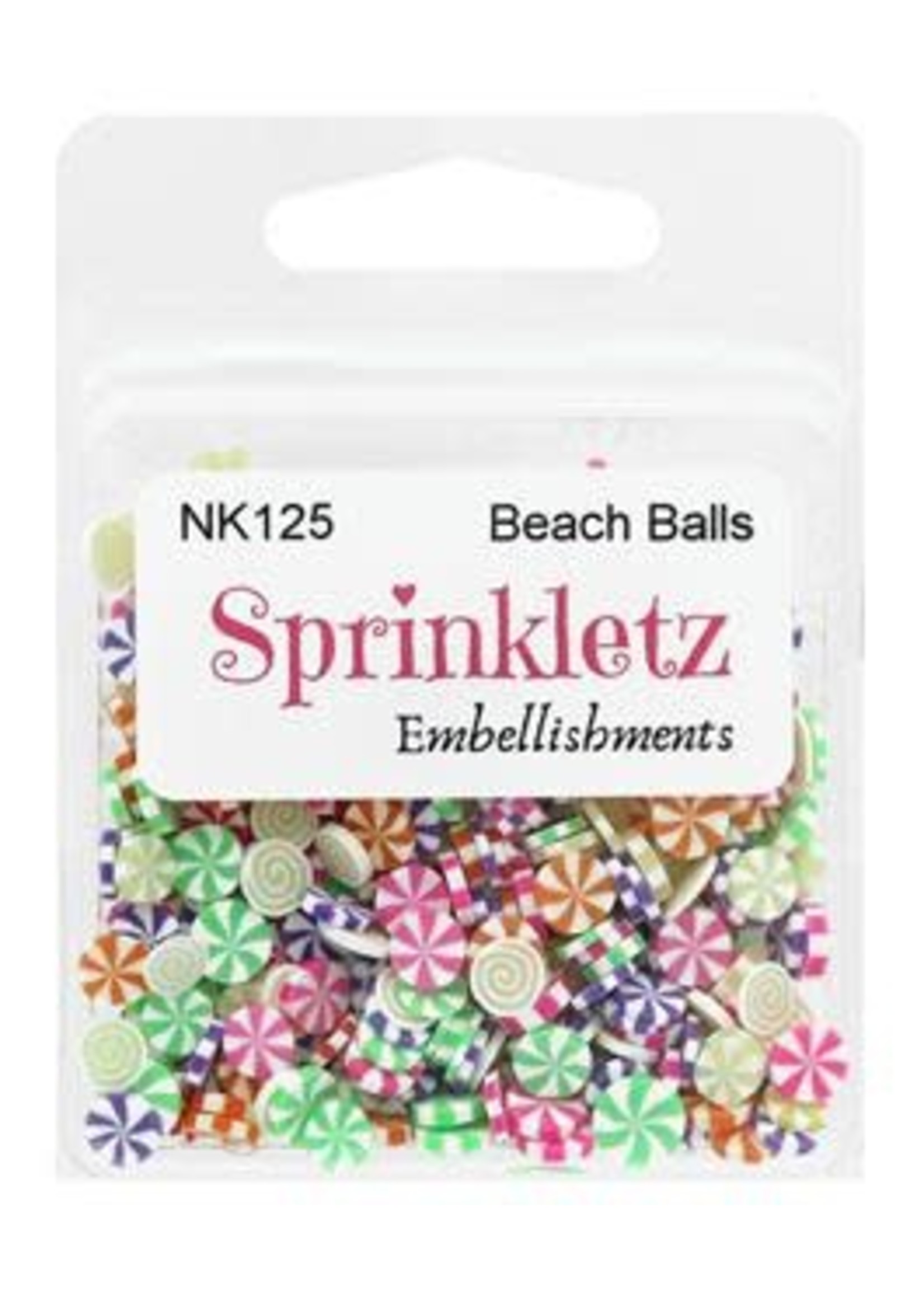 Buttons Galore Embellishments Sprinkletz Beach Balls