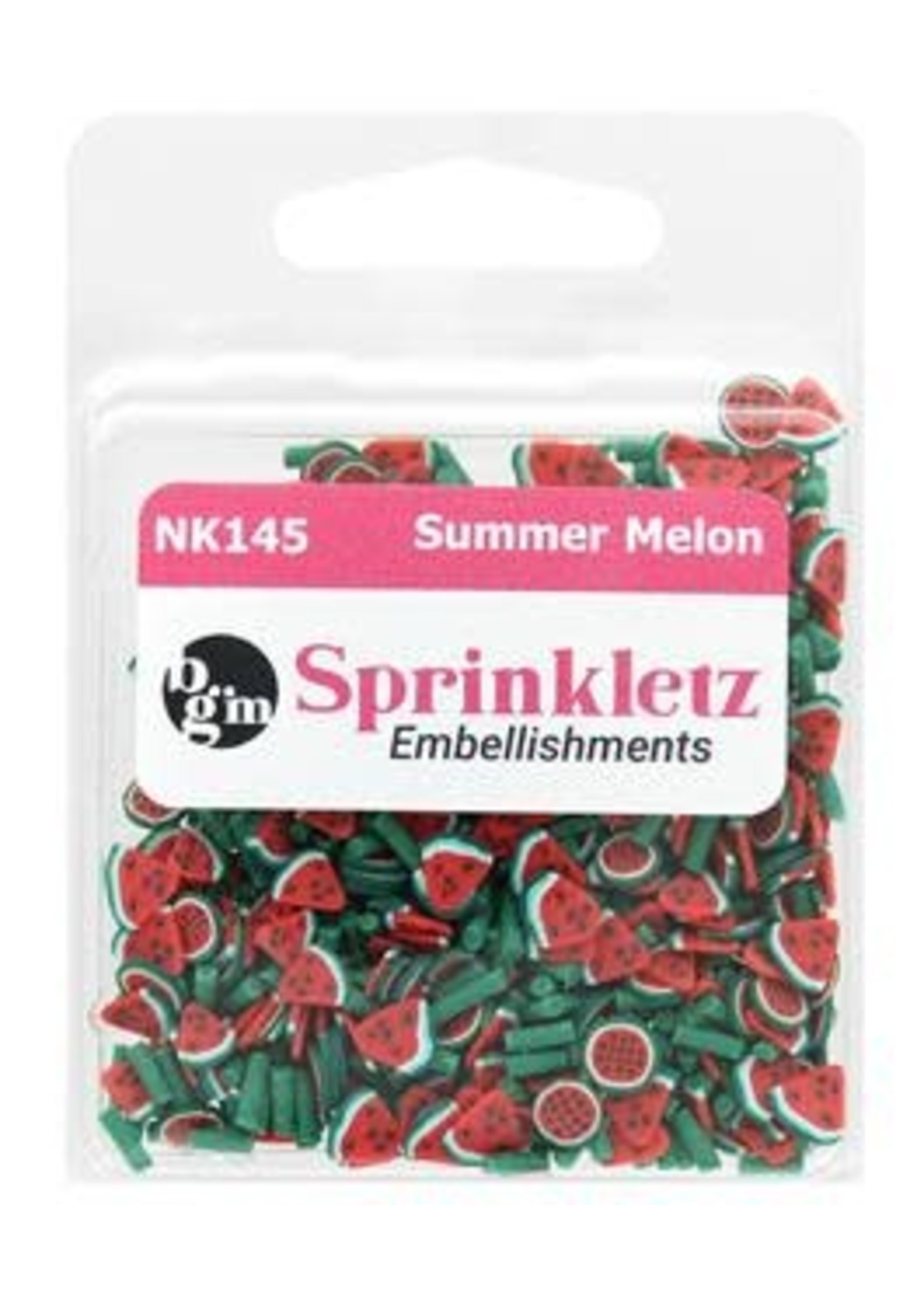 Buttons Galore Embellishments Sprinkletz Summer Melon