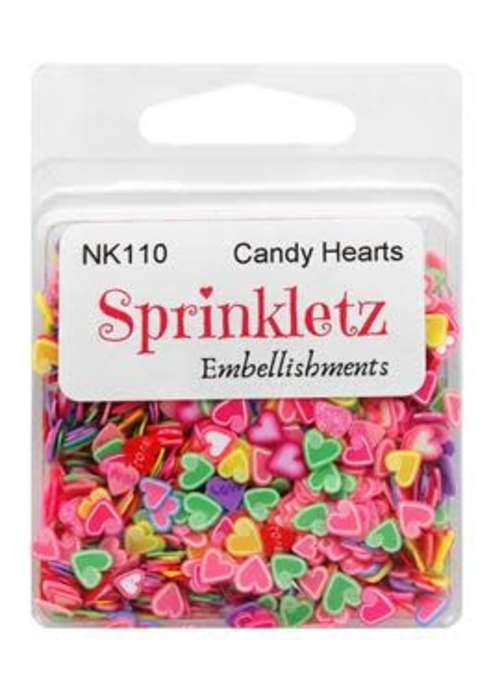 Buttons Galore Spinkletz Candy Hearts