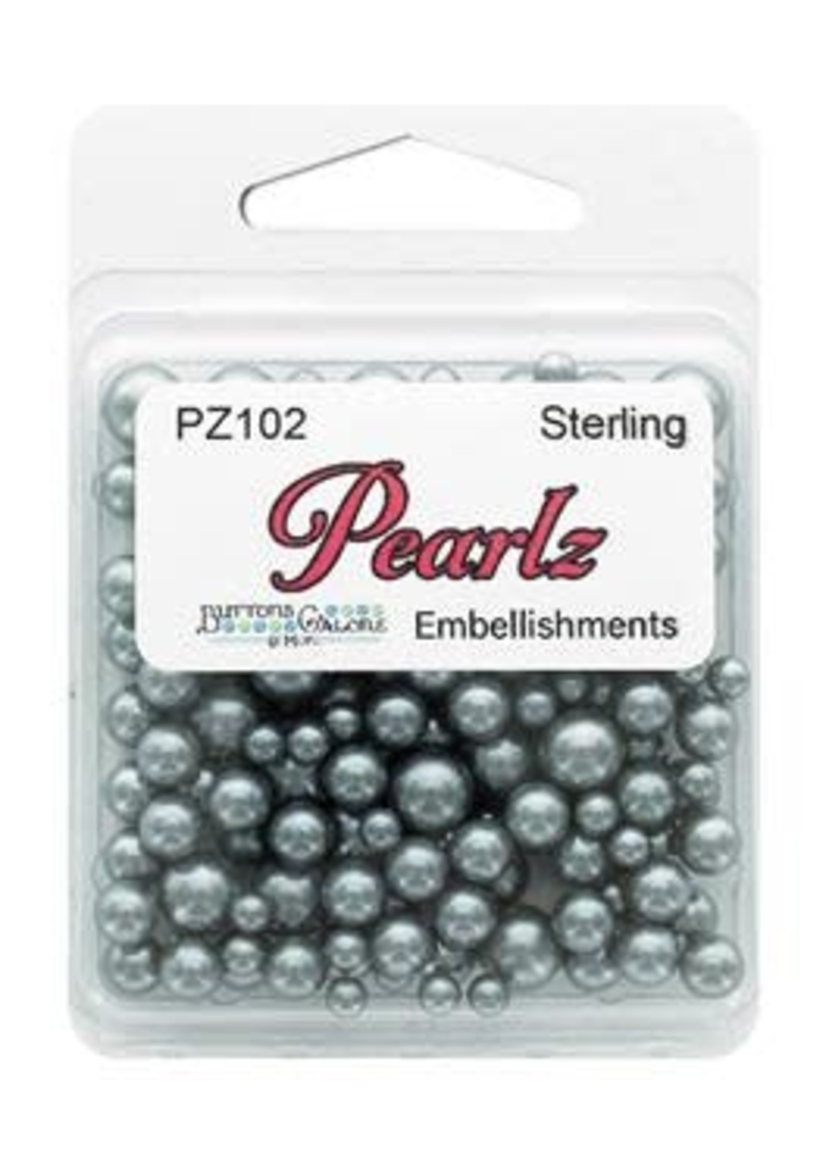 Buttons Galore Embellishments Pearlz Sterling