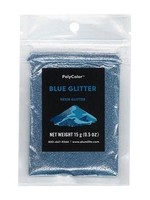 Alumilite PolyColor Resin Powder 1⁄2oz Blue Glitter