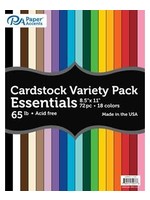Paper Accents Cardstock Variety 8.5x11" 65lb 72pc
