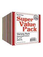 Paper Accents Value Variety Pack 4x4" 300pc