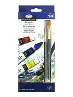 Royal Essentials Acrylic Art Set Paint With Brush 12pc