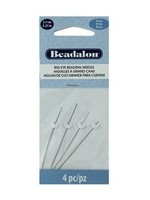 Beadalon Beading Needles Big Eye 2.25" Fine 4pc
