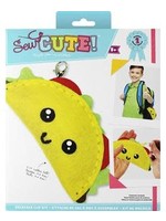Colorbok Kit Sew Cute Backpack Clip Taco
