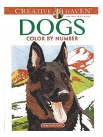 Dover Creative Haven Dogs Color By Number Coloring Book