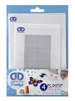 Diamond Dotz Freestyle Fabric Grid & Adhesive 5x7" & 4x6" 4pc