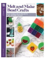 Leisure Arts Crafts Melt And Make Bead Crafts Book
