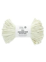 Solid Oak Make-rame Cord Cotton Thin 37yds/34m