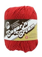 Sugar'n Cream Yarn Red 2 1/2oz