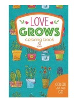 Leisure Arts Color On The Go Love Grows Coloring Book