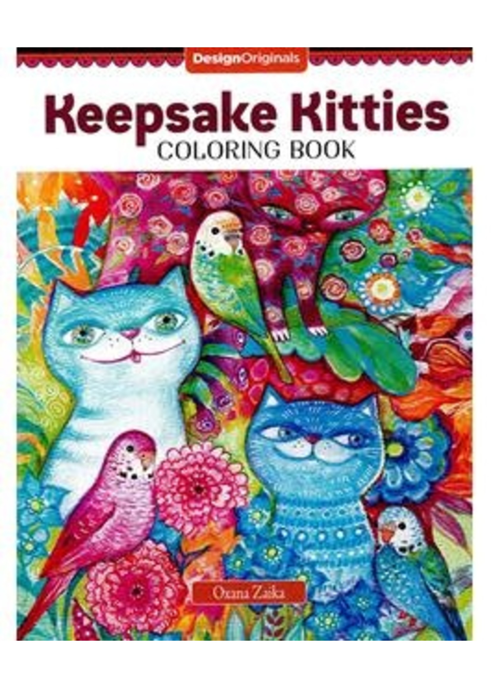 Design Originals Keepsake Kitties Coloring Book