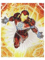 Camelot Dotz Diamond Painting Kit Iron Man Blast