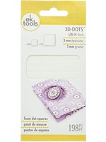 EK Tools Foam 3D-Dots Squares 1/8 Inch