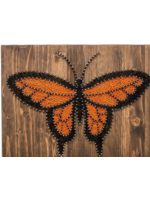 Wood Stitched String Art Kit 9.75" Butterfly