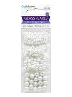 Multicraft Bead Glass Multipack Pearl White