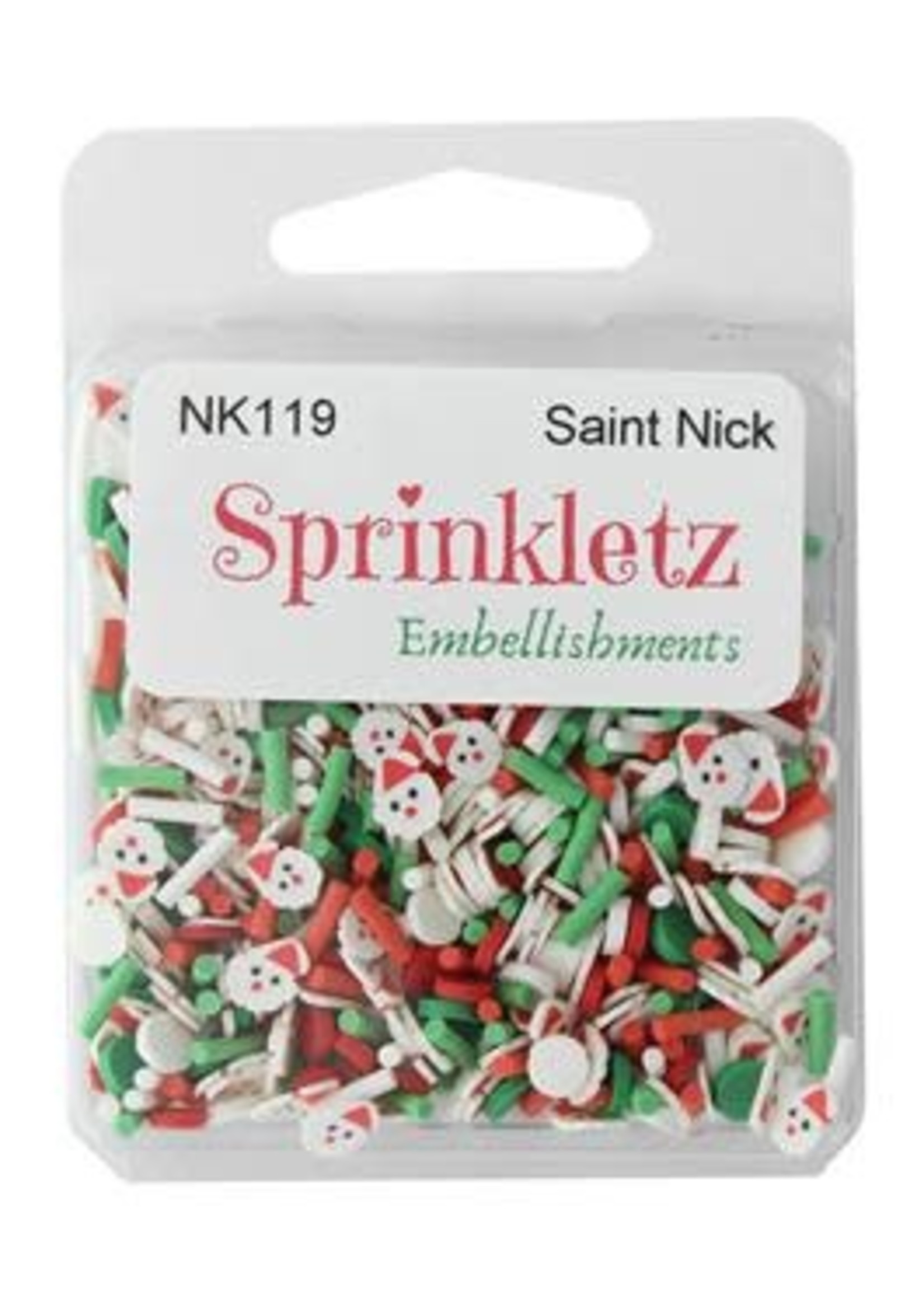 Buttons Galore Embellishments Sprinkletz Saint Nick
