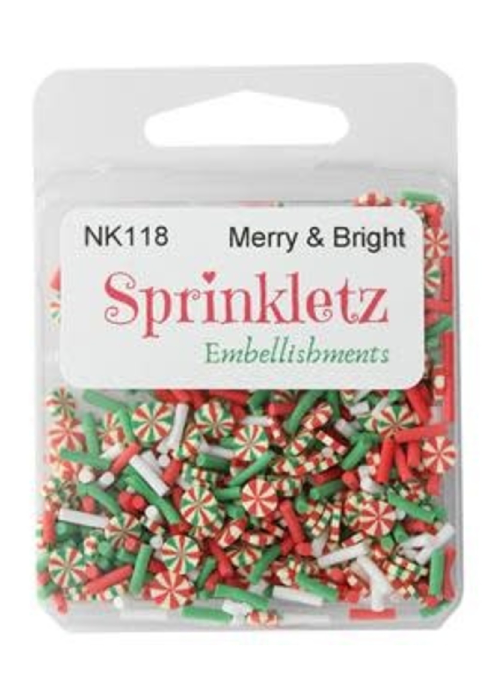 Buttons Galore Embellishments Sprinkletz Merry & Bright