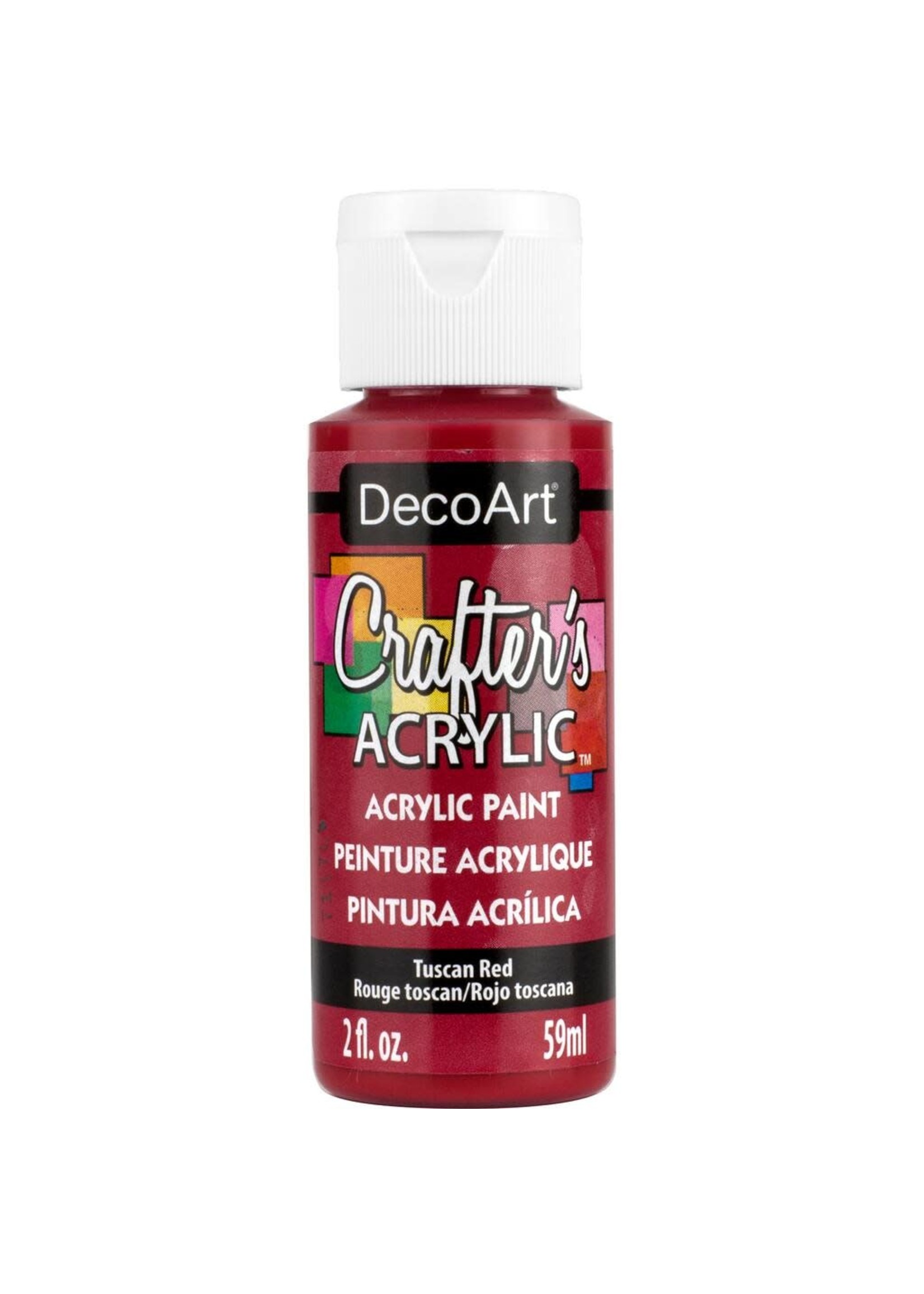 Crafters Acrylic Paint 2oz A126 Tuscan Red