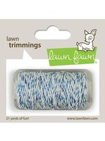 Lawn Fawn Trimmings Cord Sparkle Ocean Carded