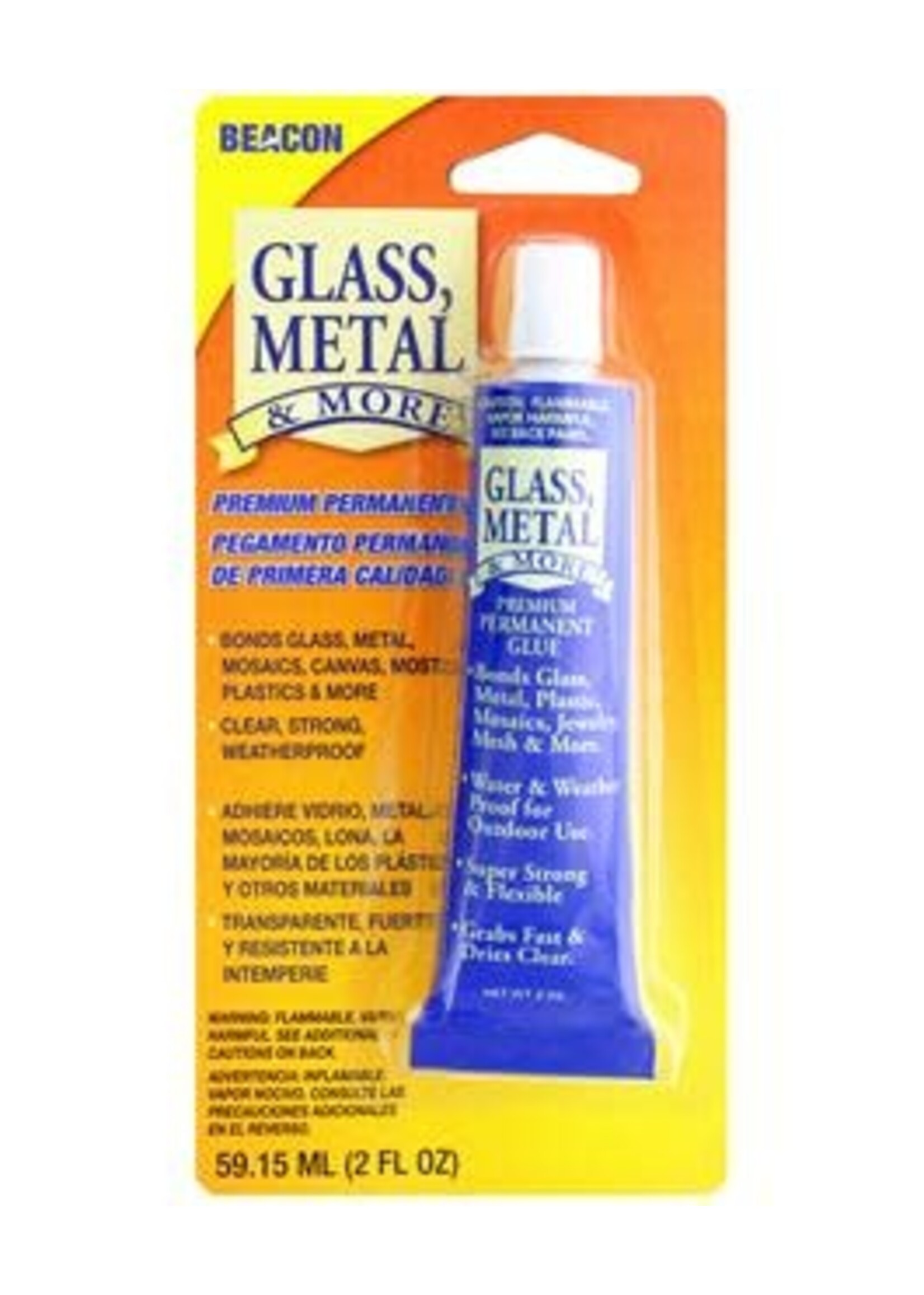 Beacon Glue Glass, Metal & More 2oz Carded