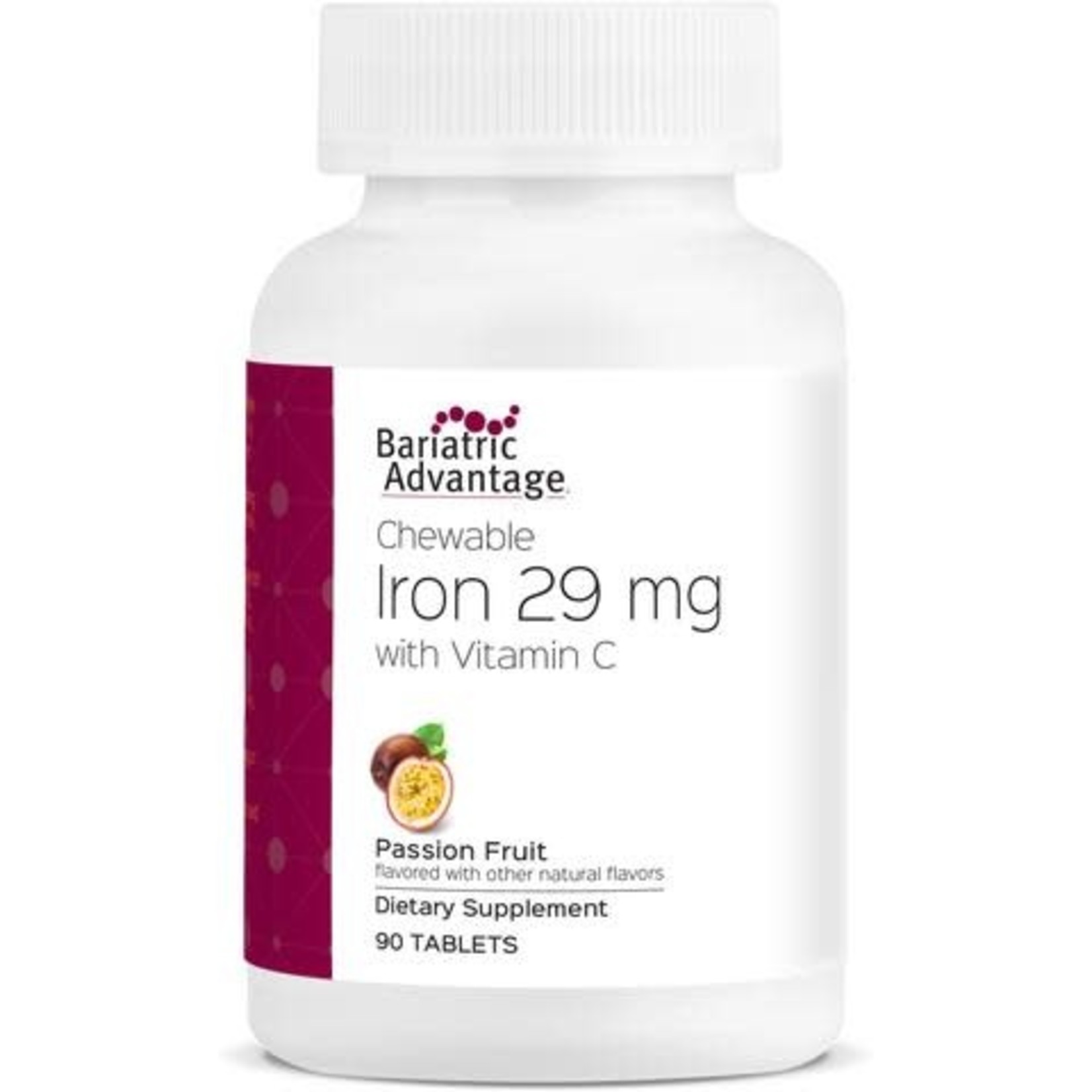 Bariatric Advantage Iron+C (chewable)- Passion Fruit