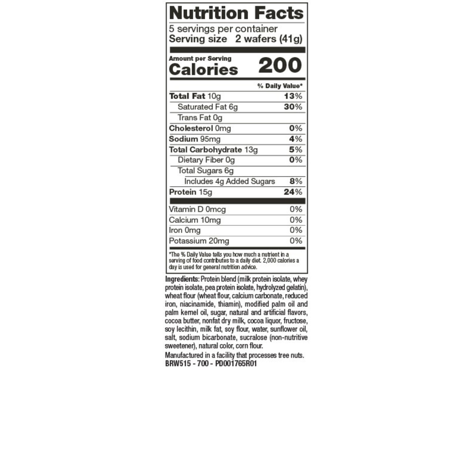 Lemon Wafers (5 Servings)