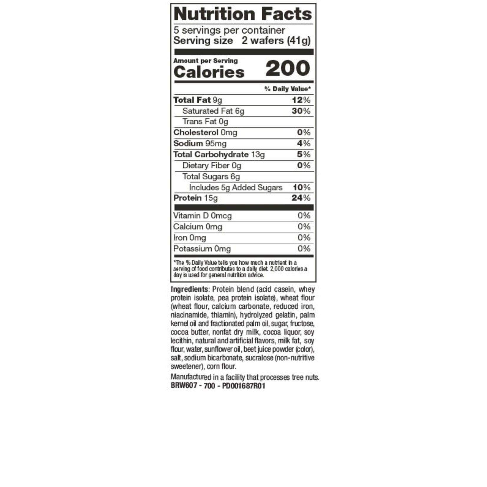 Raspberry Wafers (5 Servings)