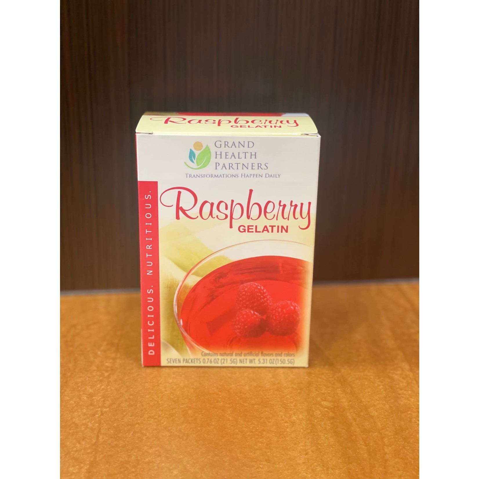 Gelatin- Raspberry (7 Pkgs)