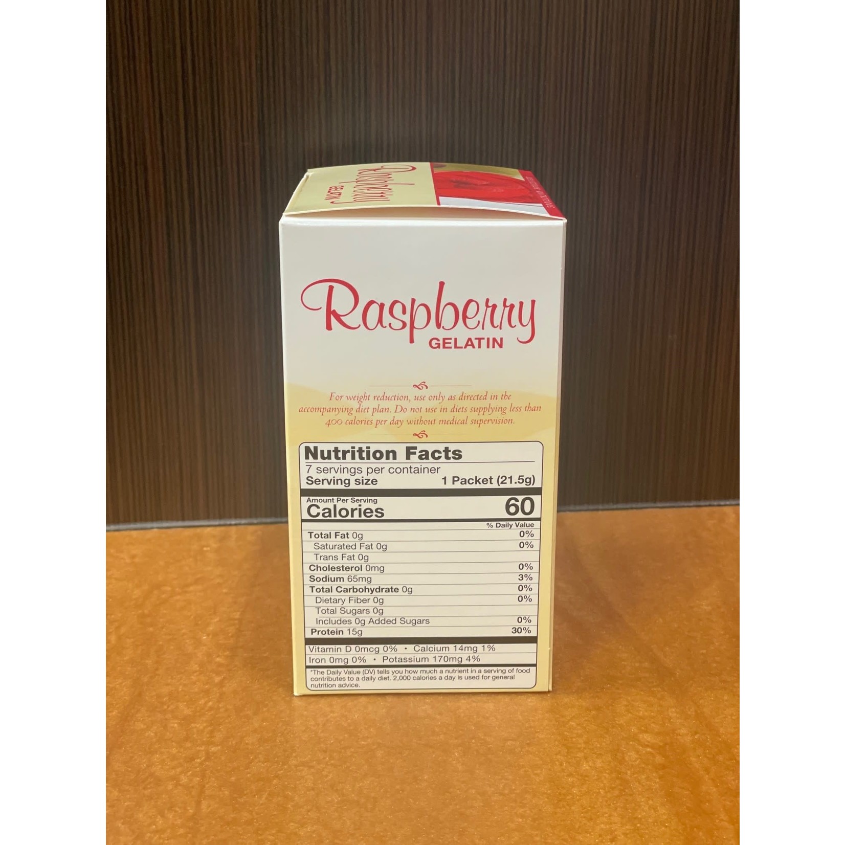 Gelatin- Raspberry (7 Pkgs)