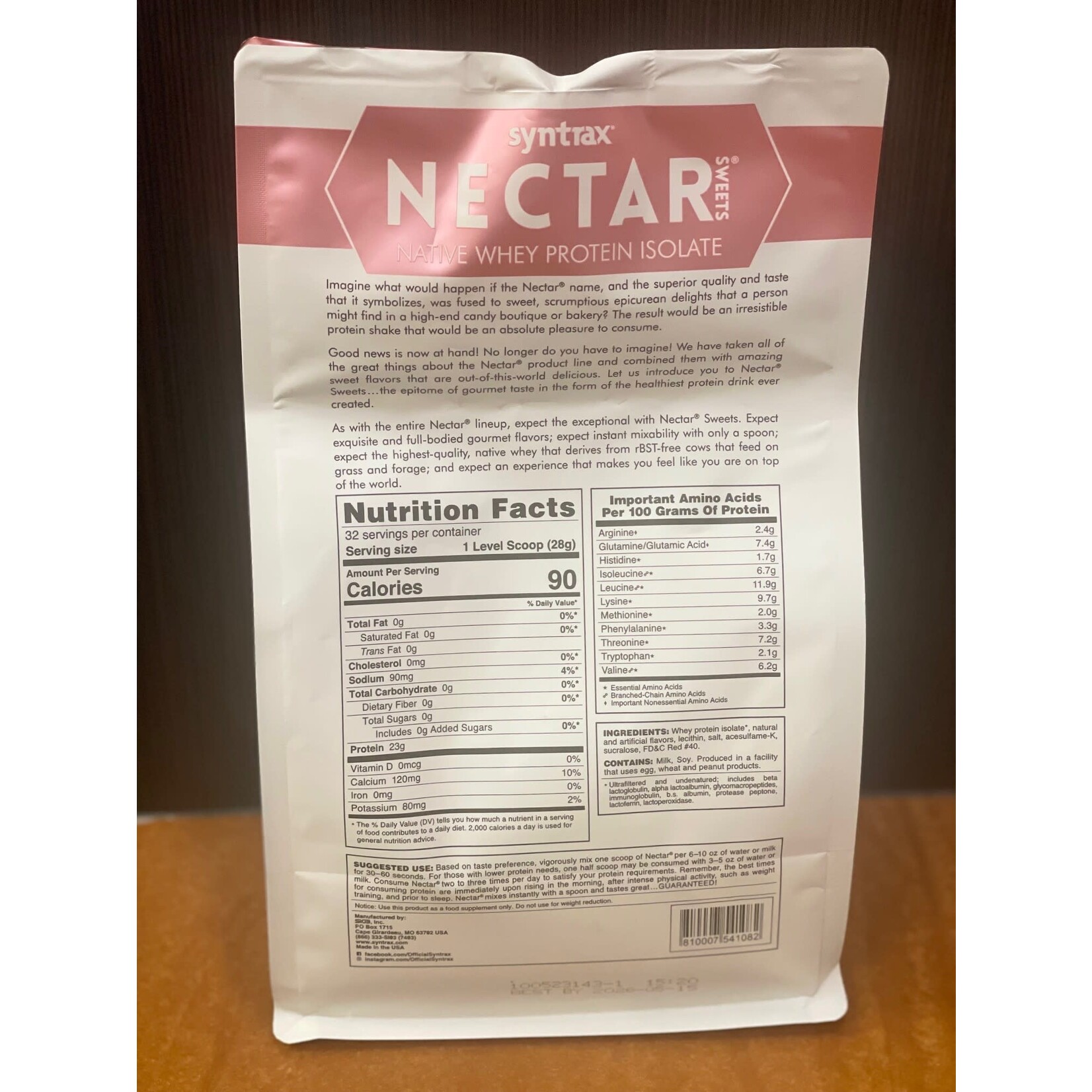 Nectar Strawberry Mousse 2lb