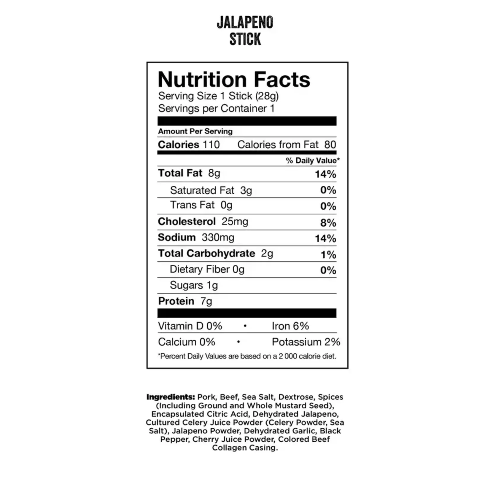 Chef's Cut Jalapeno Stick