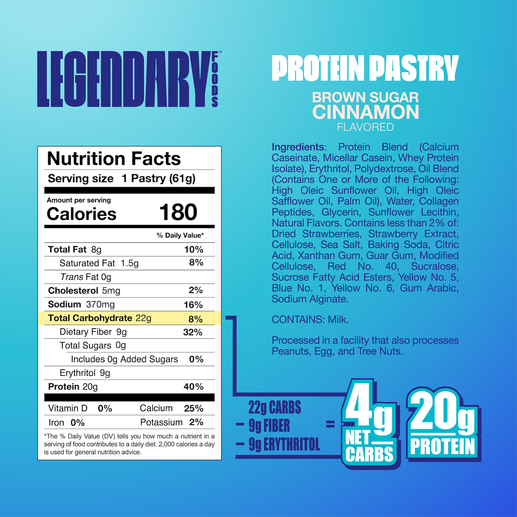 Protein Pastry -- Brown Sugar Cinnamon