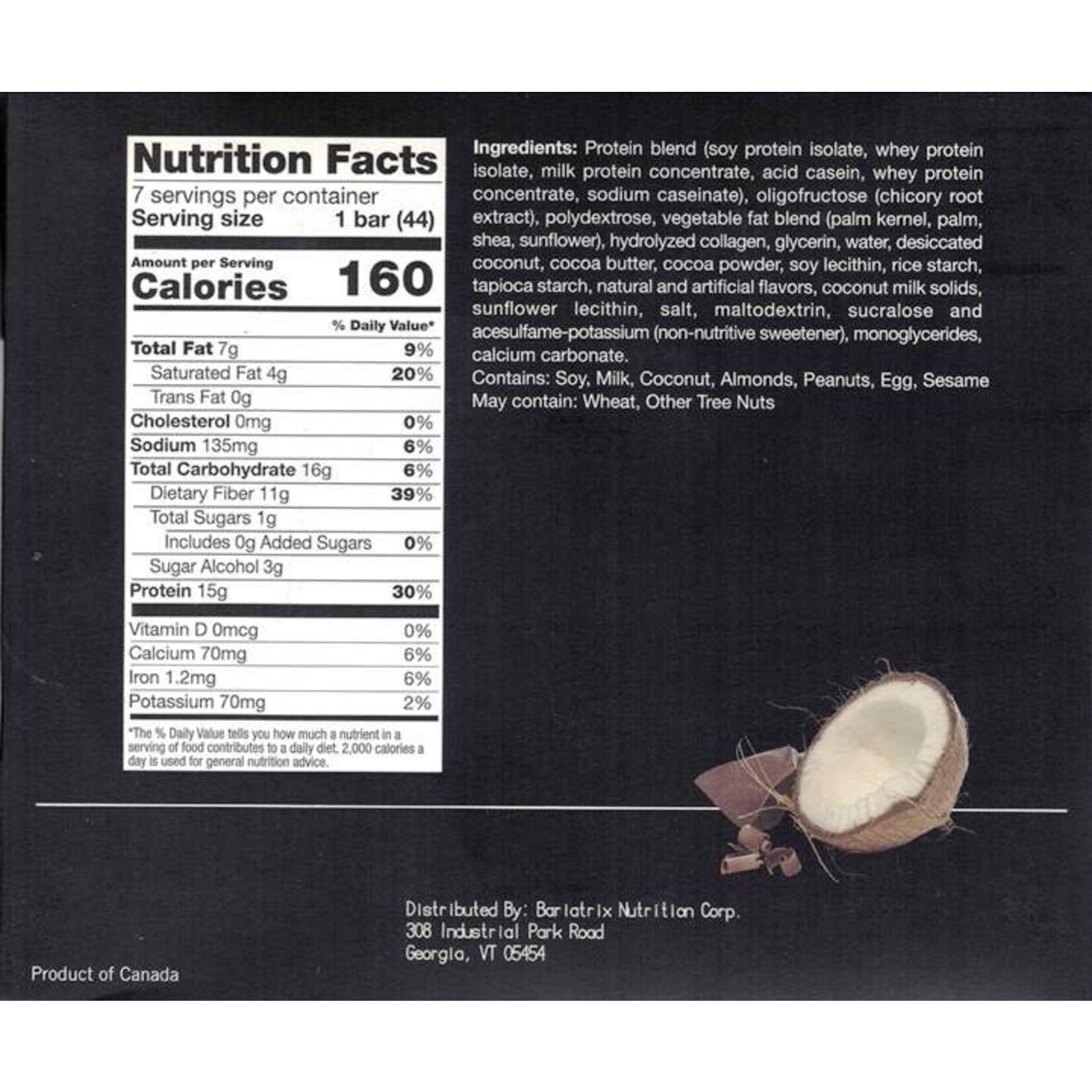 Coconut Bar (7 bars)