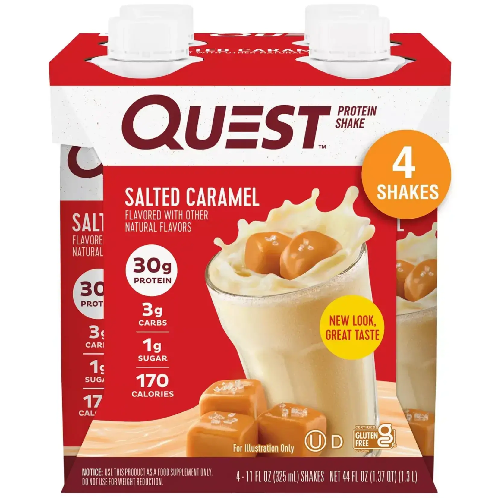 Quest Shake- Salted Caramel 4 Pack