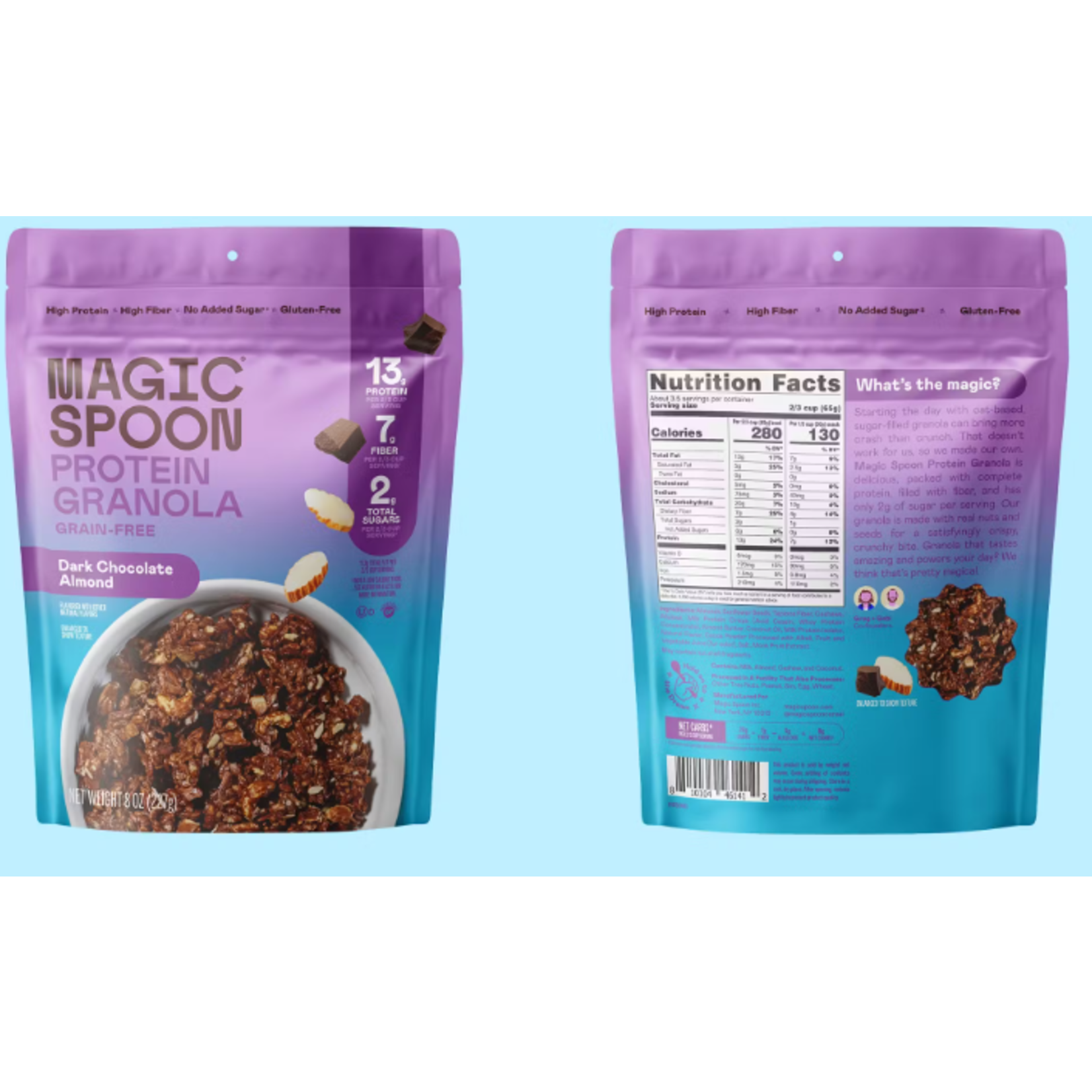 Dark Chocolate Almond Protein Granola
