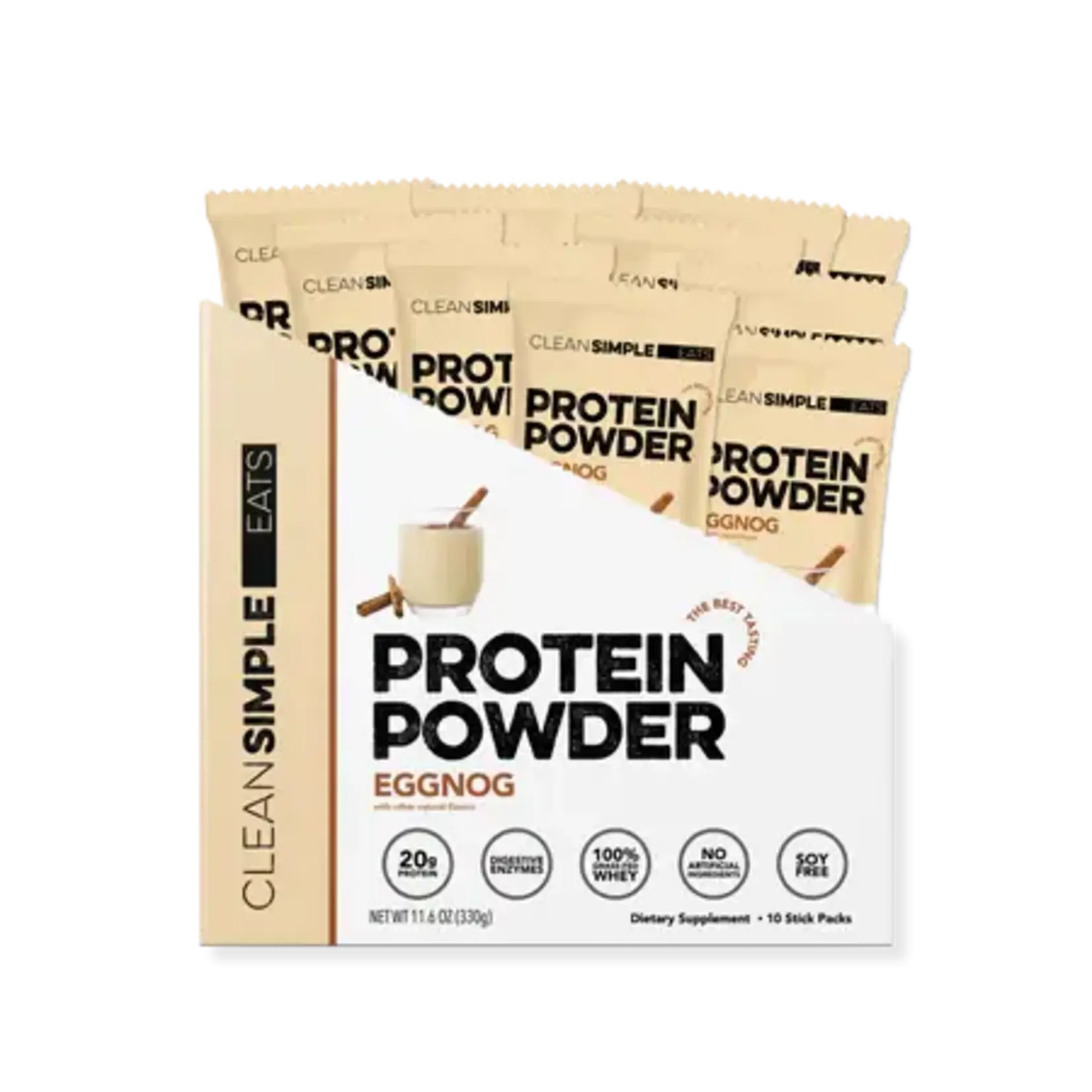 Eggnog Protein Powder single