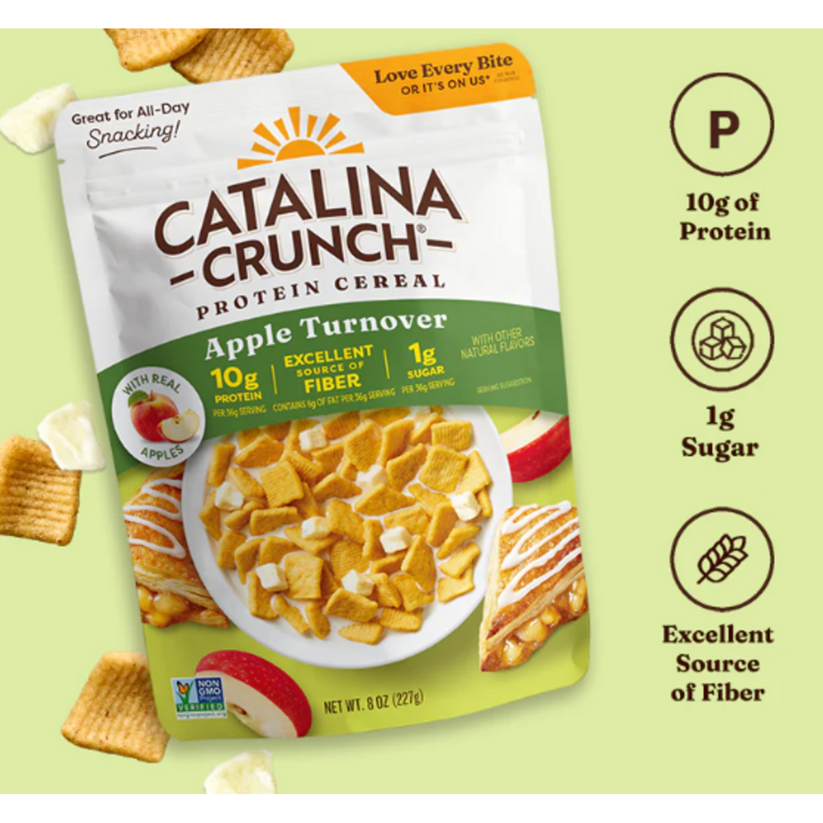 Apple Turnover -- Catalina Crunch (4 bowl or 6 snack serving)