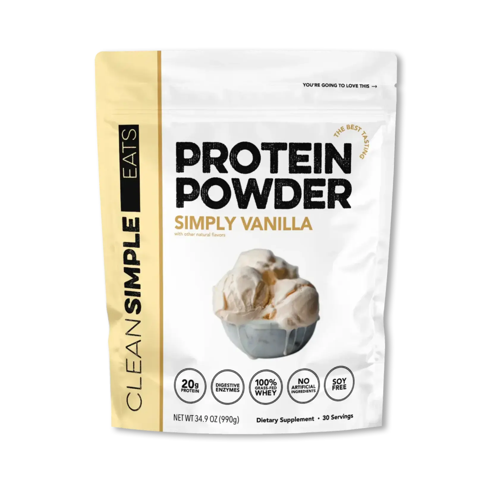 Simply Vanilla Protein Powder (30 Servings)